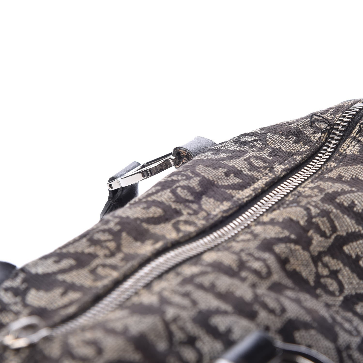 Christian Dior Denim Monogram Boston Navy 19 of 22