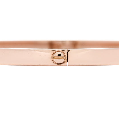 Cartier 18K Pink Gold Small LOVE Bracelet 19 4 of 7