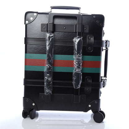 Gucci Calfskin Web Globe-Trotter Carry-On Black 2 of 9