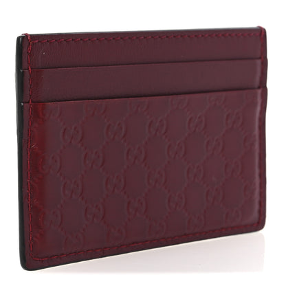 Gucci Microguccissima Card Holder Red 3 of 7