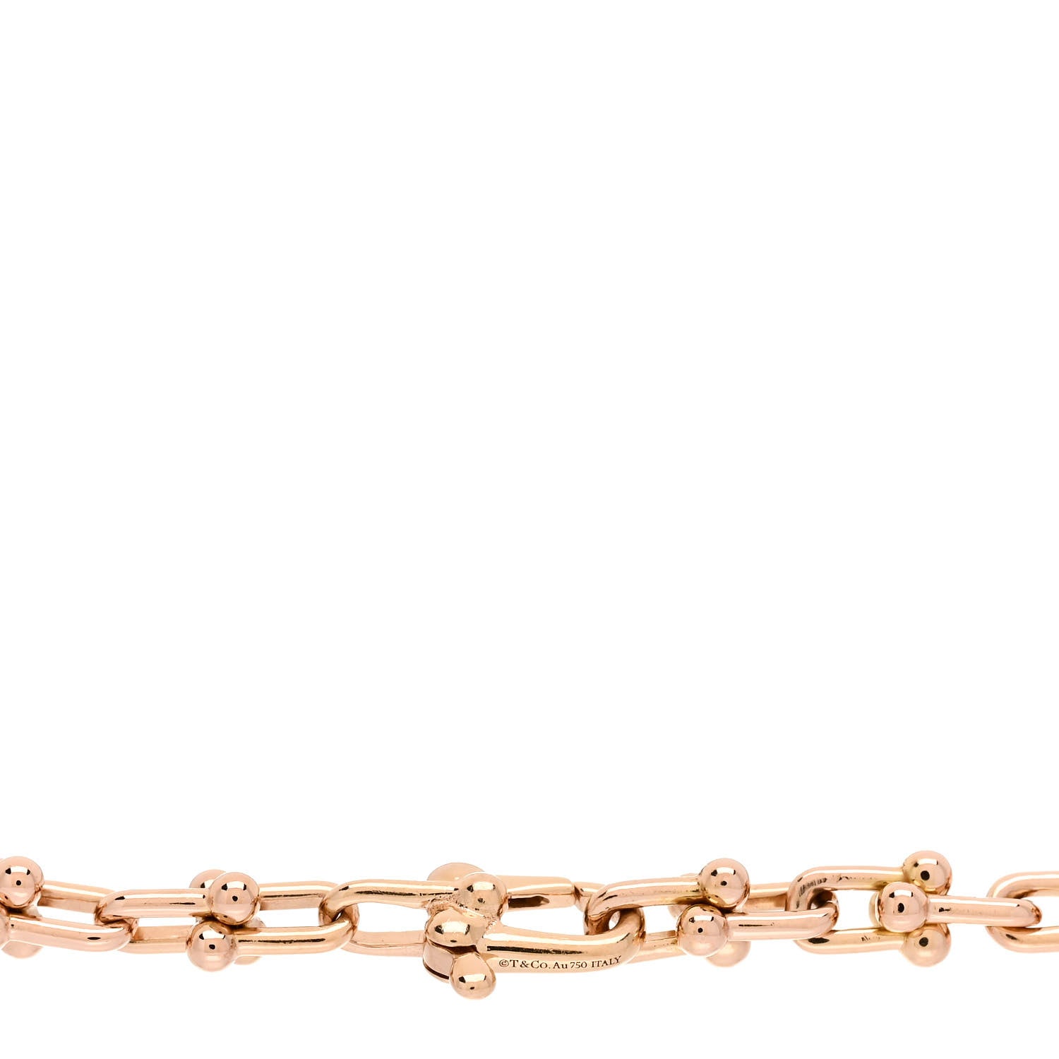 Tiffany 18K Rose Gold HardWear Micro Link Bracelet 3 of 3