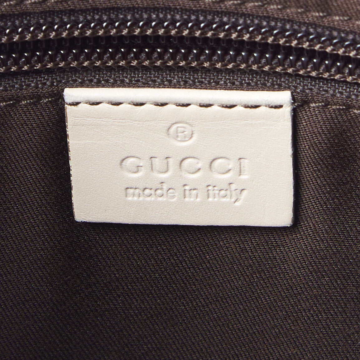 Gucci Monogram Calfskin Perforated Medium Flat Messenger Bag Off White 7 of 10