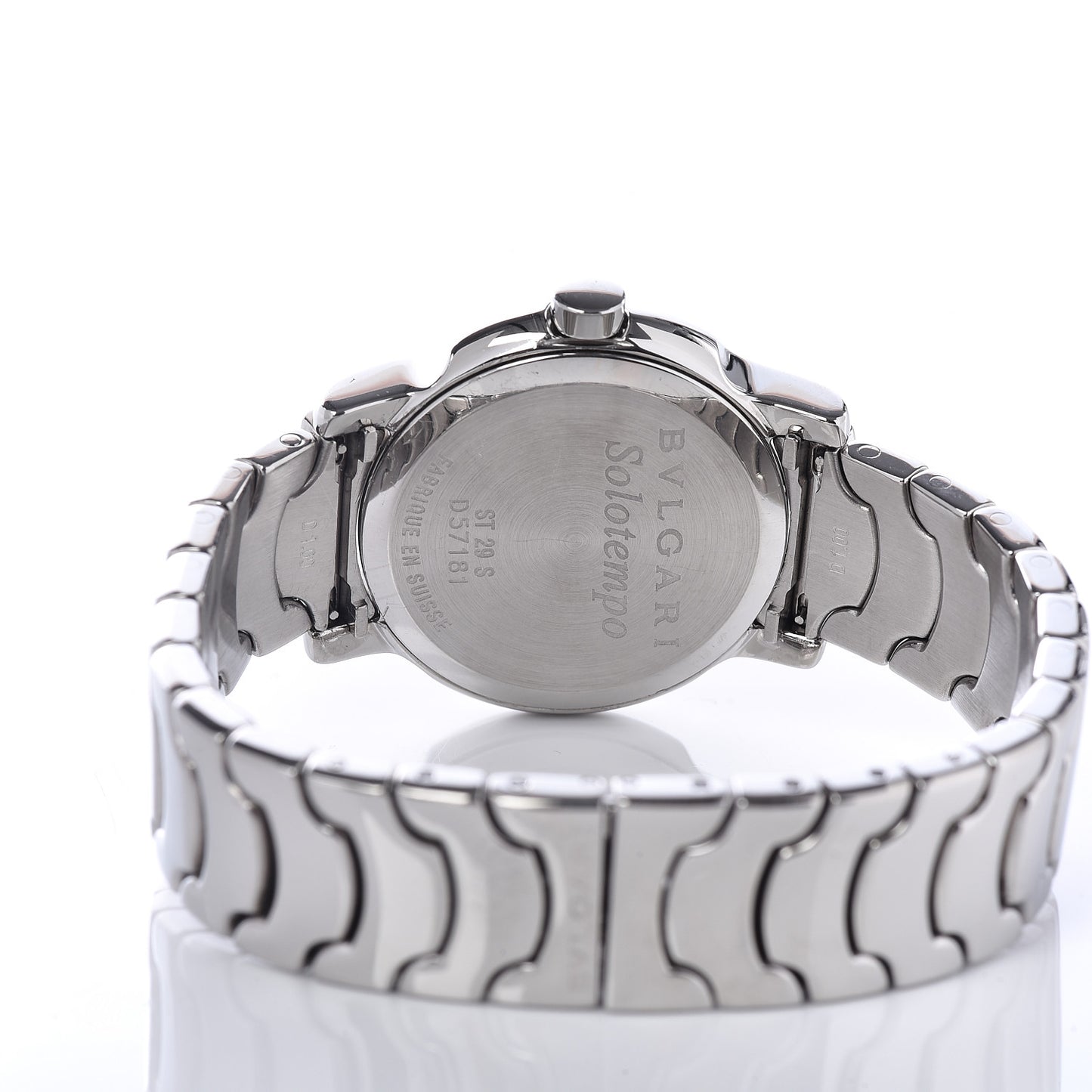 Stainless Steel 29mm Solotempo Quartz Watch Black