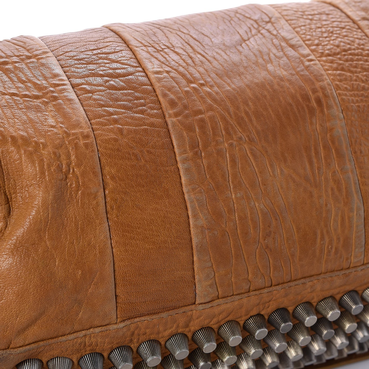 Pebbled Lambskin Rocco Duffel Mustard