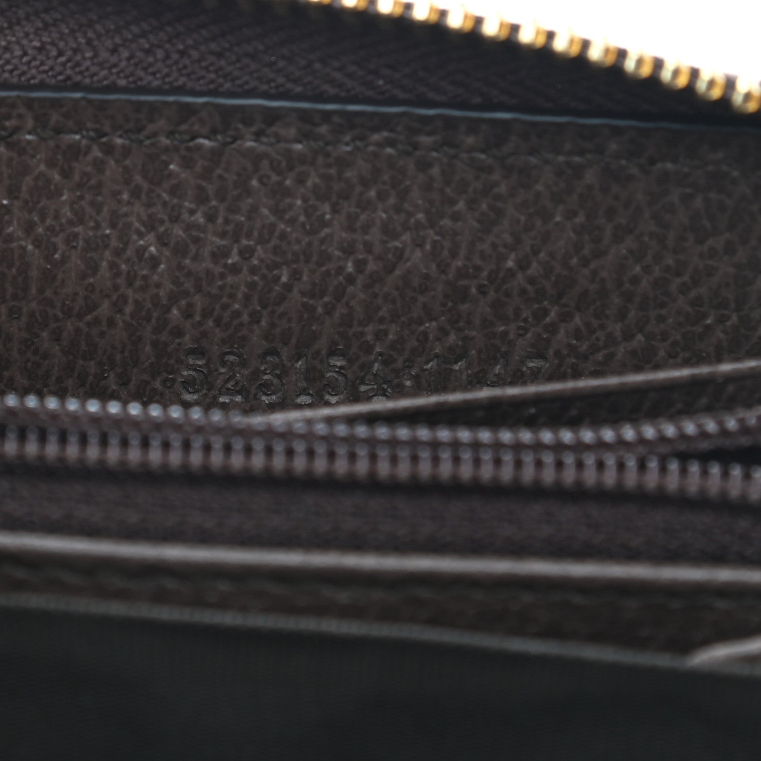 Gucci GG Supreme Monogram Web Ophidia Zip Around Wallet Brown 6 of 6