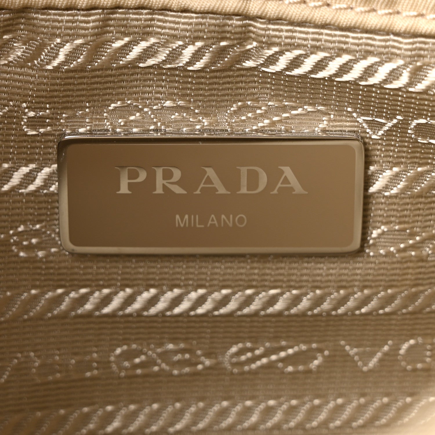 Prada Re-Nylon Quilted Padded Flap Shoulder Bag Deserto 6 of 10
