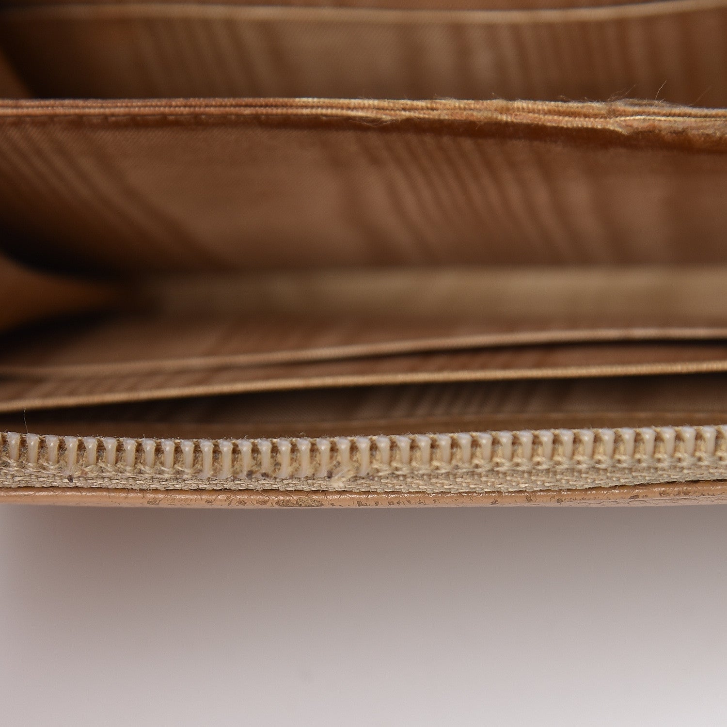 Chanel Caviar Large Timeless CC Zip Around Wallet Beige 28 of 28