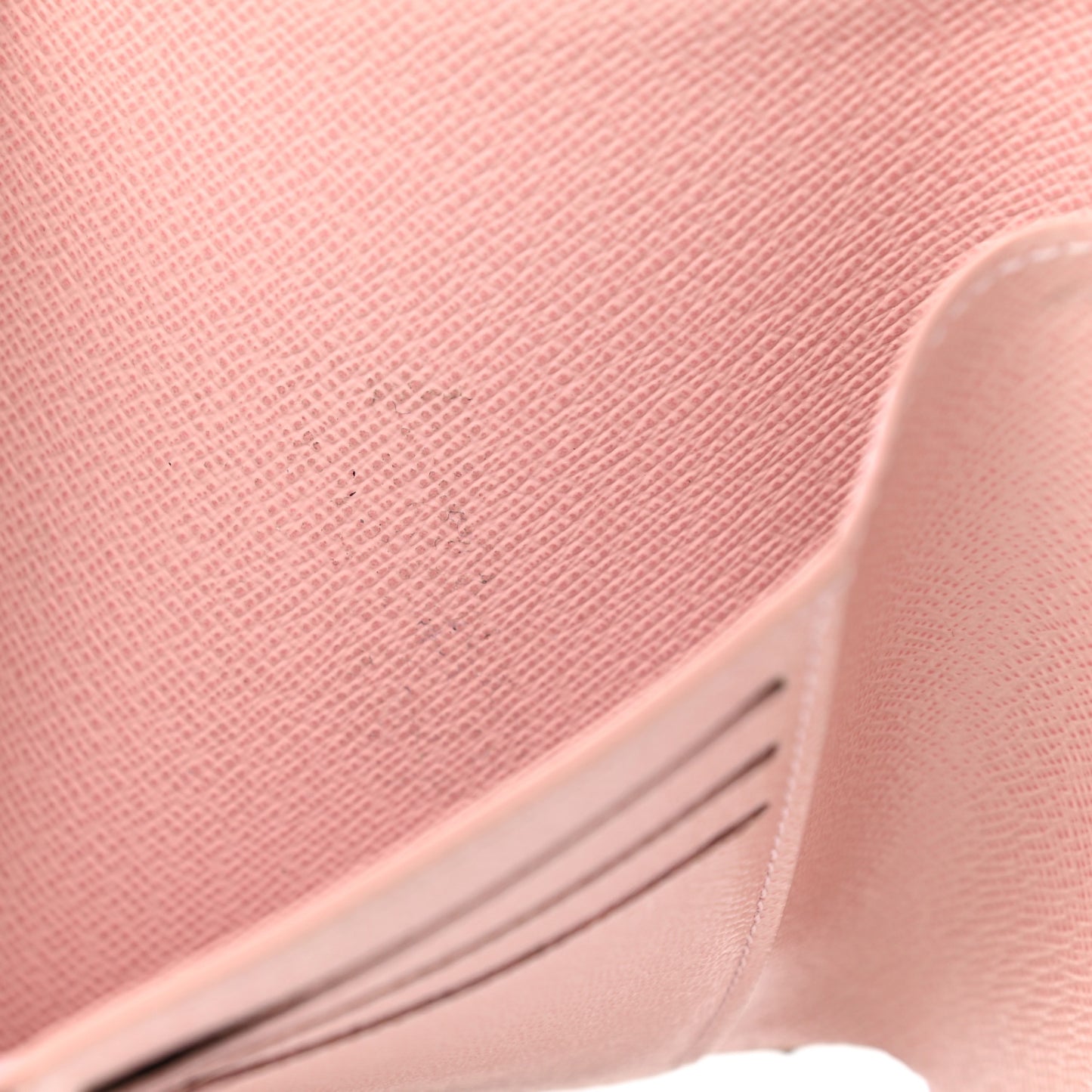 Damier Azur Victorine Wallet Rose Ballerine