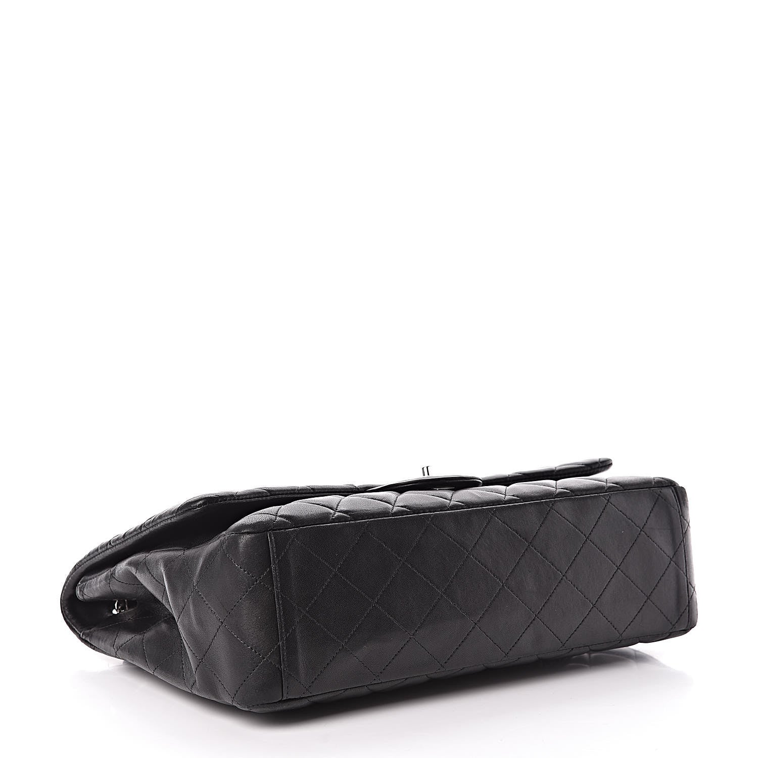 Chanel Lambskin Quilted Maxi Single Flap Black 4 of 16