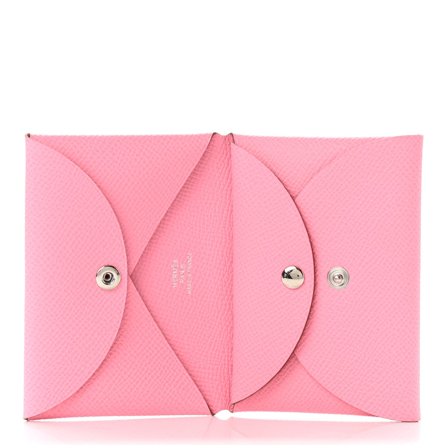 Epsom Calvi Duo Card Case Rose Confetti