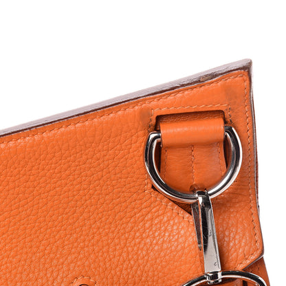 Hermes Taurillon Clemence Jypsiere 34 Orange 14 of 19