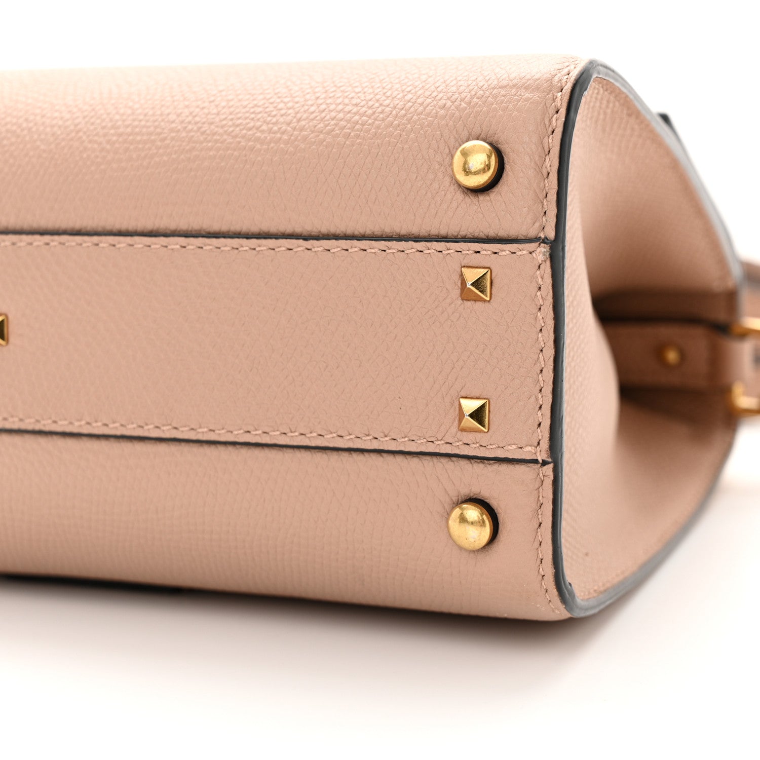 Valentino Garavani Grainy Calfskin Small VSling Top Handle Bag Poudre 9 of 9