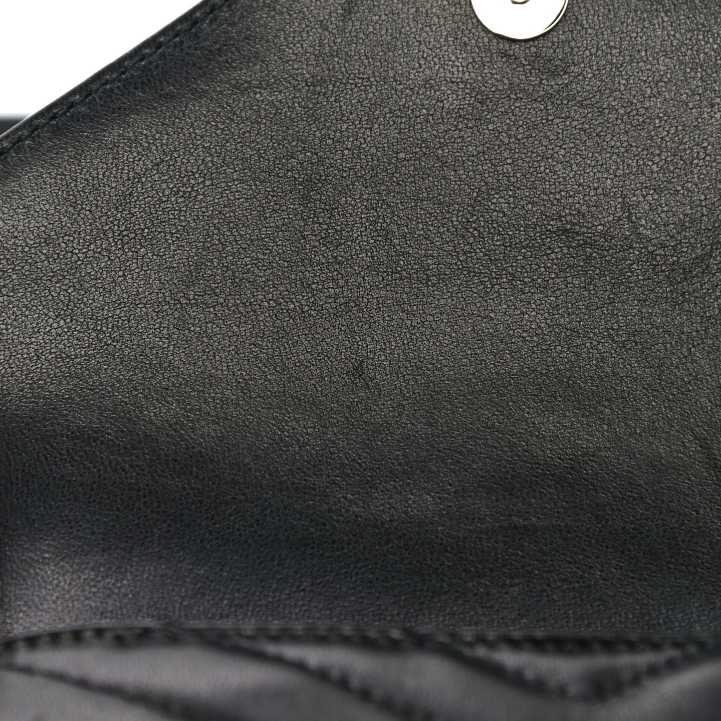 Lambskin Matelasse Monogram Double Flap Bag Black