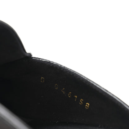 Chanel Shiny Calfskin Crystal CC Mules 39 Black 9 of 9