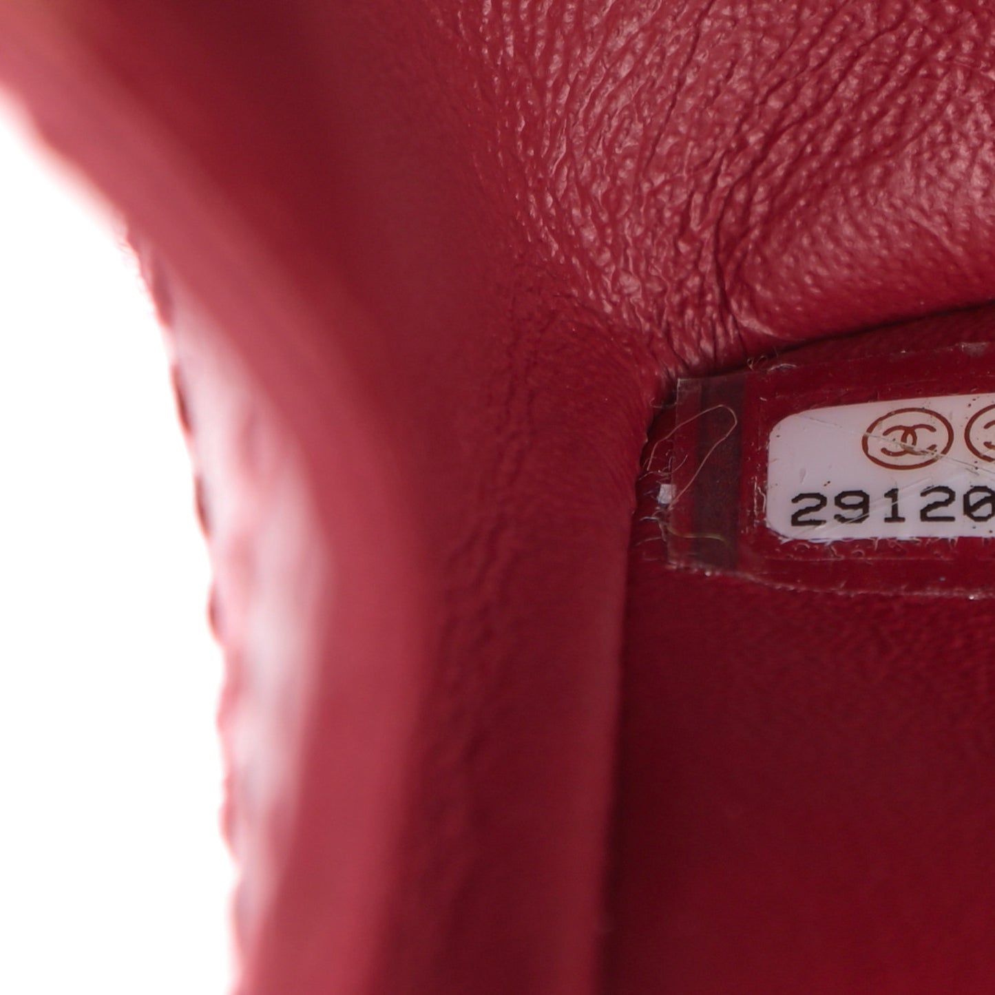 Aged Calfskin Quilted 2.55 Reissue Mini Flap Red