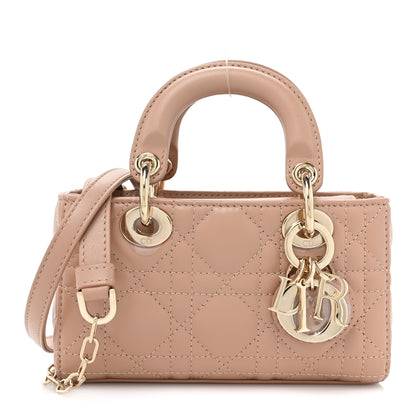 Christian Dior Lambskin Cannage Micro Lady D-Joy 1 of 9