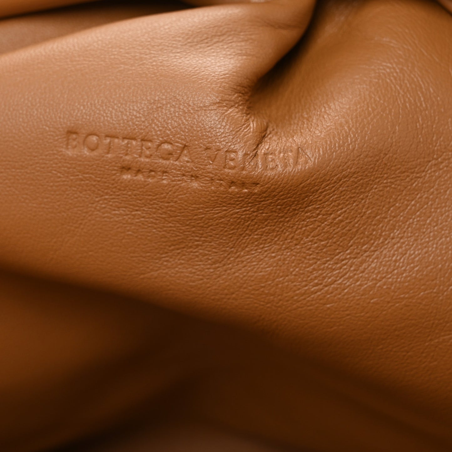 Nappa Maxi Intrecciato The Pouch Oversized Clutch Almond