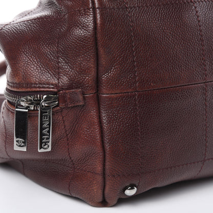 Chanel Caviar Chocolate Bar Quilted Shoulder Bag Brown 8 of 25