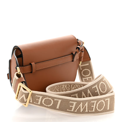 Loewe Calfskin Jacquard Mini Gate Dual Bag Tan 3 of 10