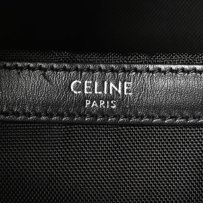 Celine Gabardine Logo Web Trekking Medium Backpack Black 6 of 9