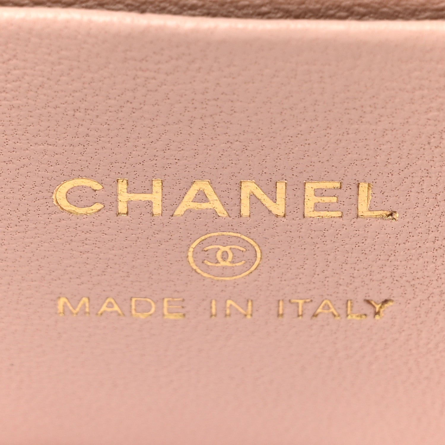 Chanel Lambskin Quilted Golden Links Top Handle Vanity Case With Chain Light Pink 6 of 12