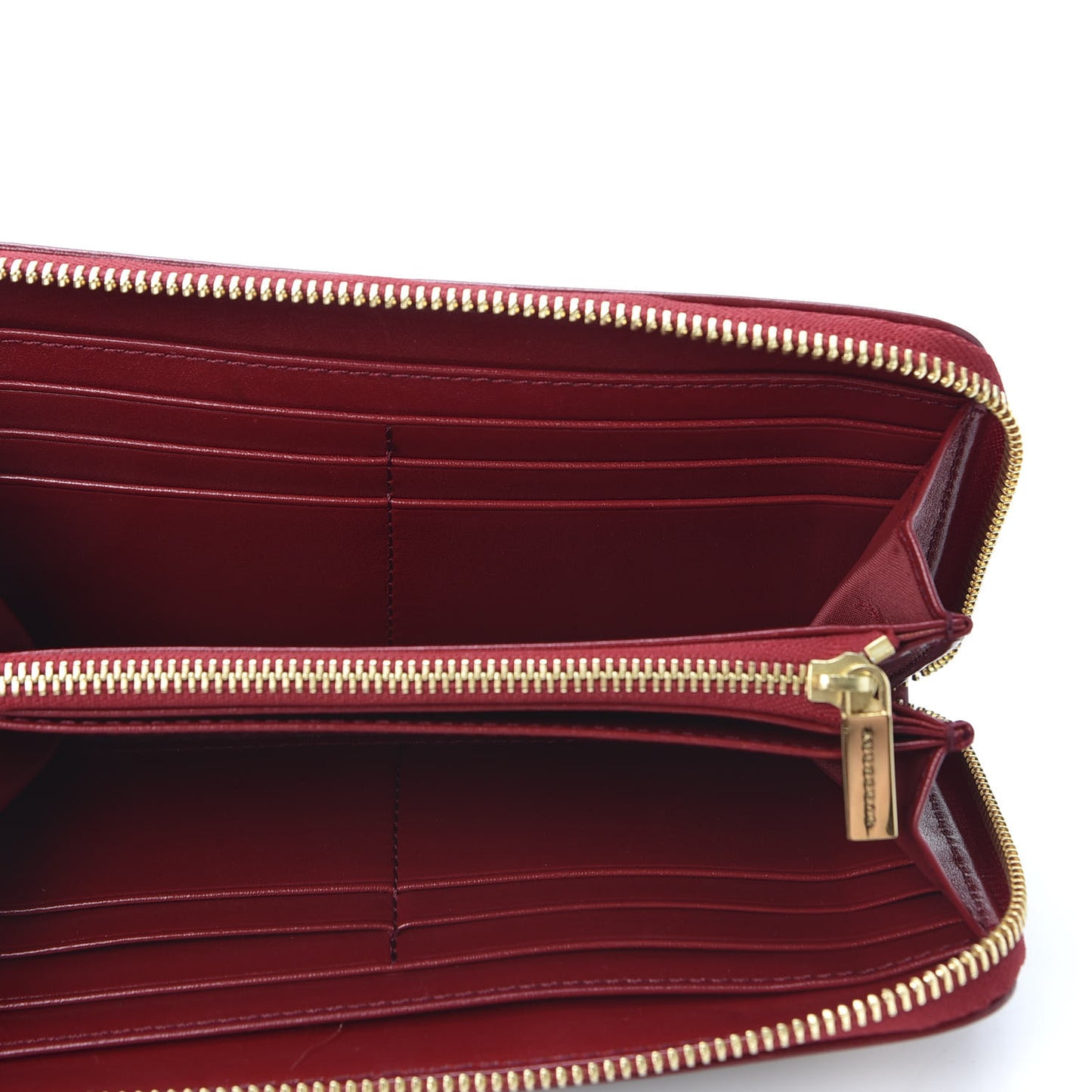 Haymarket Check Large Ziggy Zip Around Wallet Red