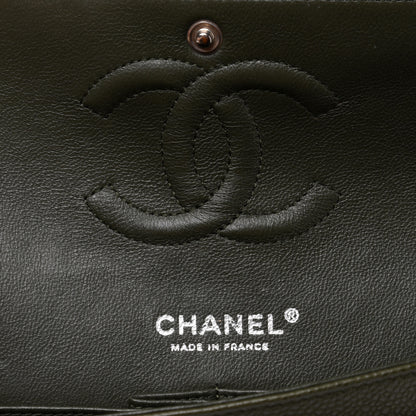 Chanel Caviar Quilted Medium Double Flap Dark Green 6 of 12