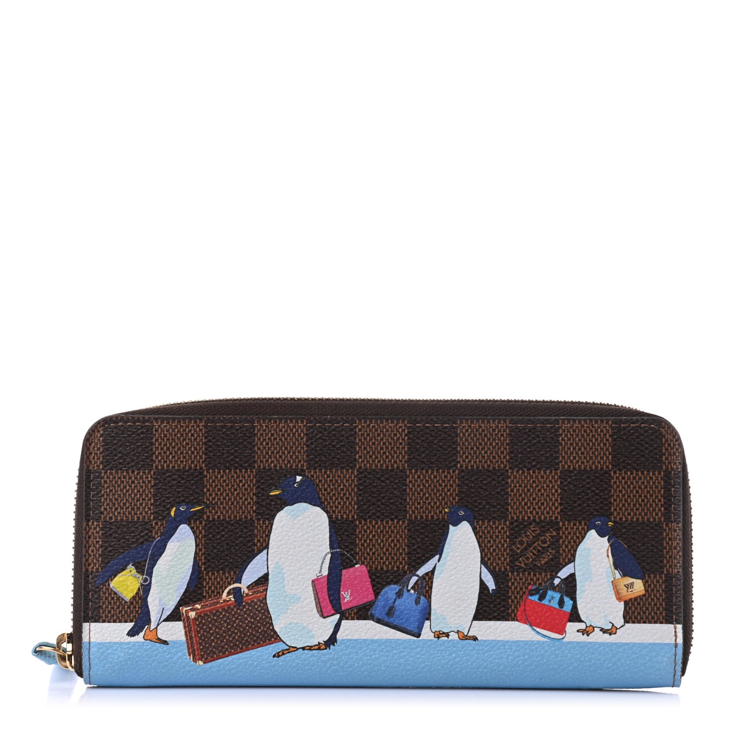 Damier Ebene 2017 Christmas Animation Clemence Wallet