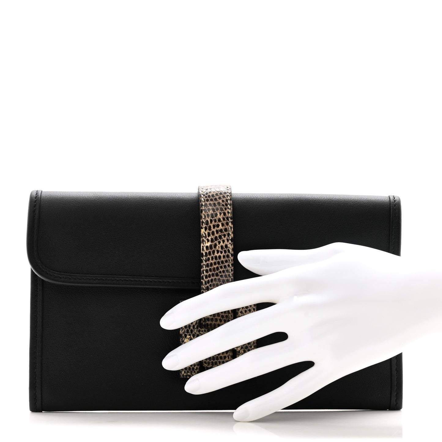 Swift Lizard Jige Touch Duo Clutch Black Ombre