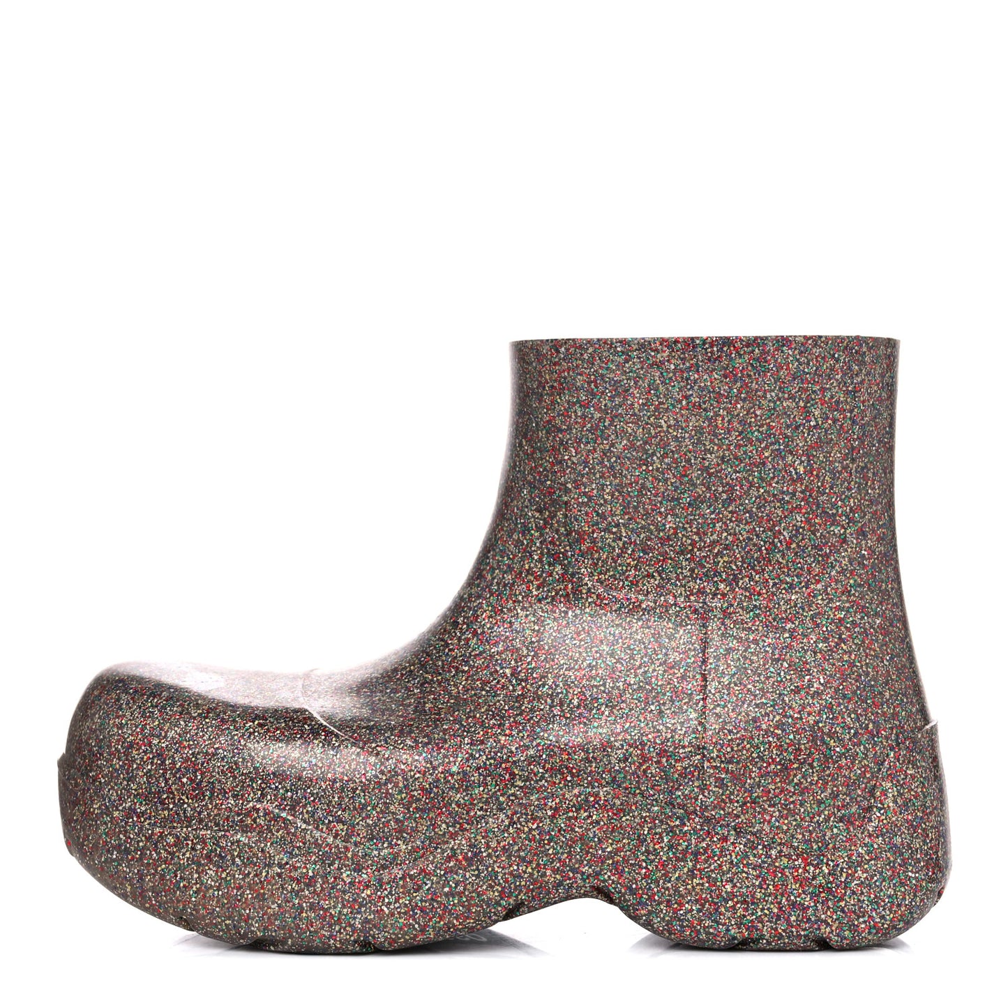 Sparkle Rubber Puddle Ankle Boots 40 Multicolor