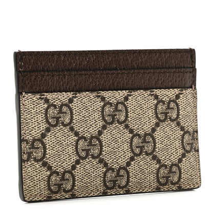 Gucci GG Supreme Monogram Ophidia Card Holder Brown 3 of 7