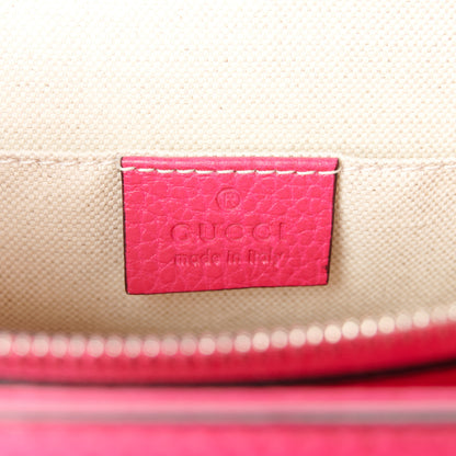 Gucci Dollar Calfskin Crystal Web Medium Dionysus Bamboo Top Handle Bag Box Pink Black Diamond 6 of 12