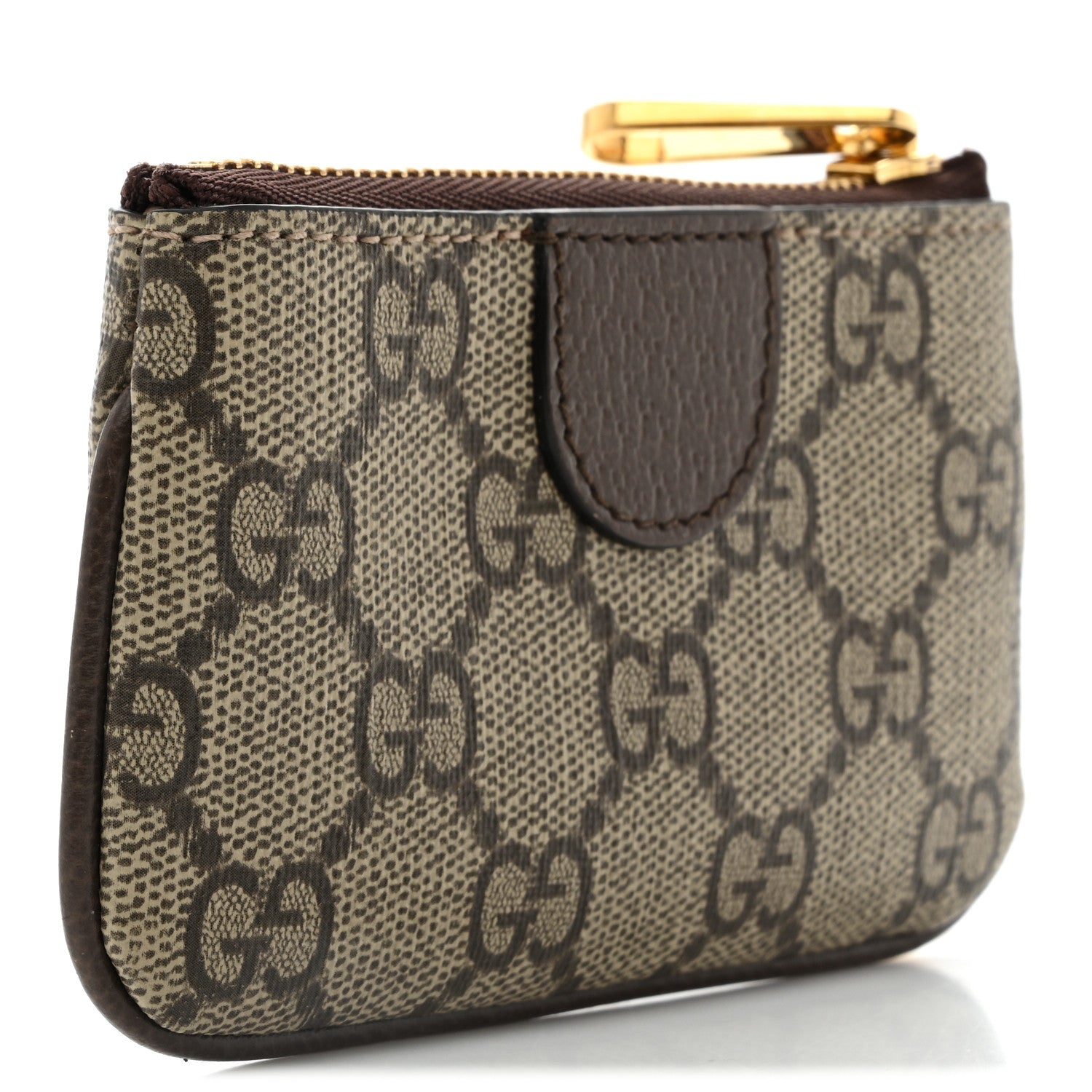Gucci GG Supreme Monogram Web Ophidia Key Case Beige New Acero 3 of 8
