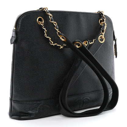 Chanel Caviar CC Shoulder Bag Black 3 of 12