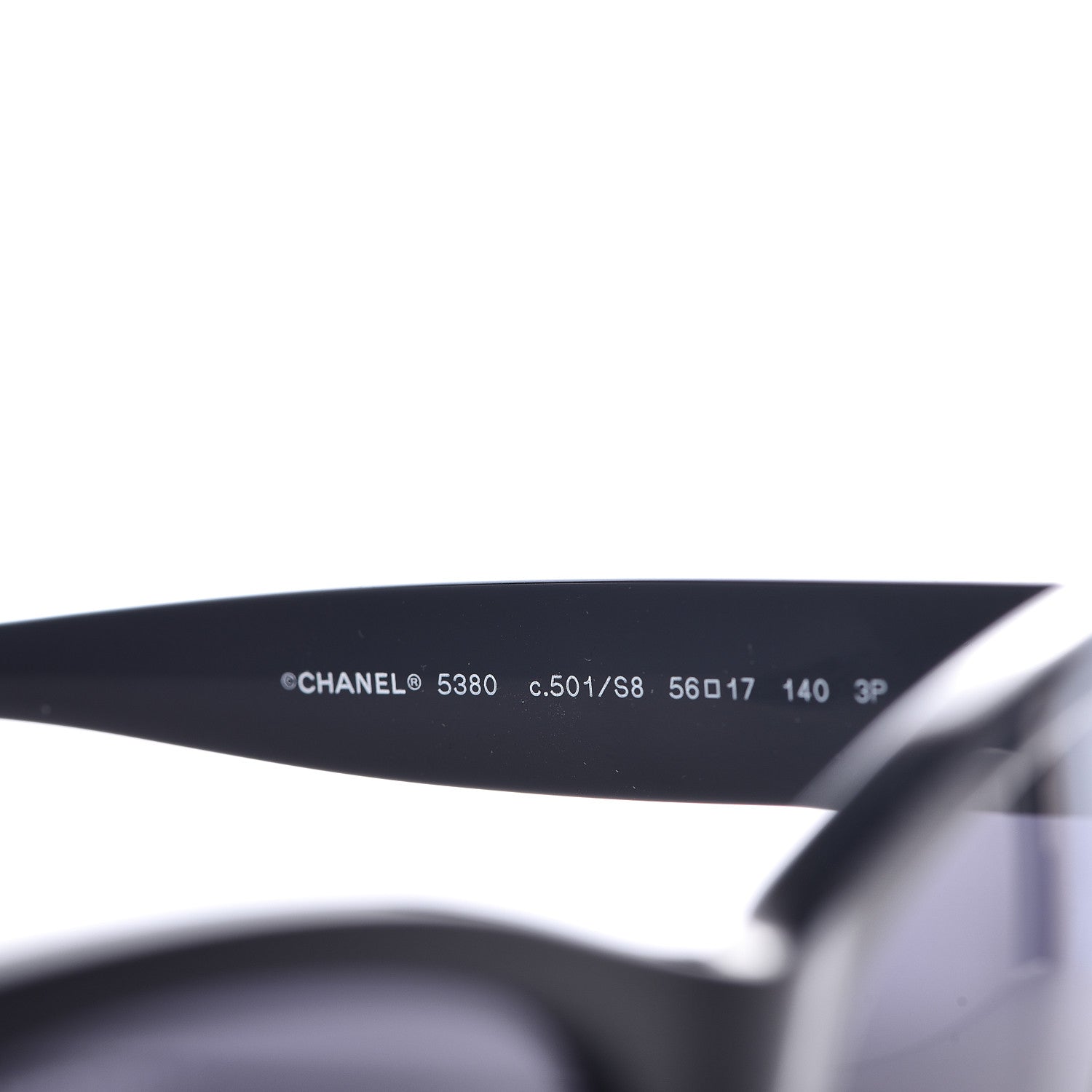 Chanel Polarized Square CC Sunglasses 5380 Black 5 of 7