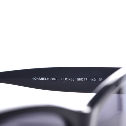 Chanel Polarized Square CC Sunglasses 5380 Black 5 of 7