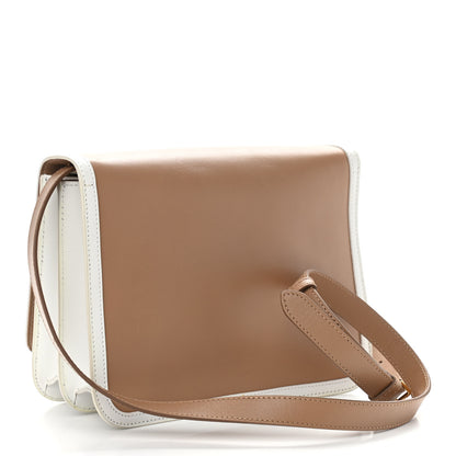 Burberry Smooth Calfskin Monogram Medium TB Bag Chalk White Camel 3 of 11