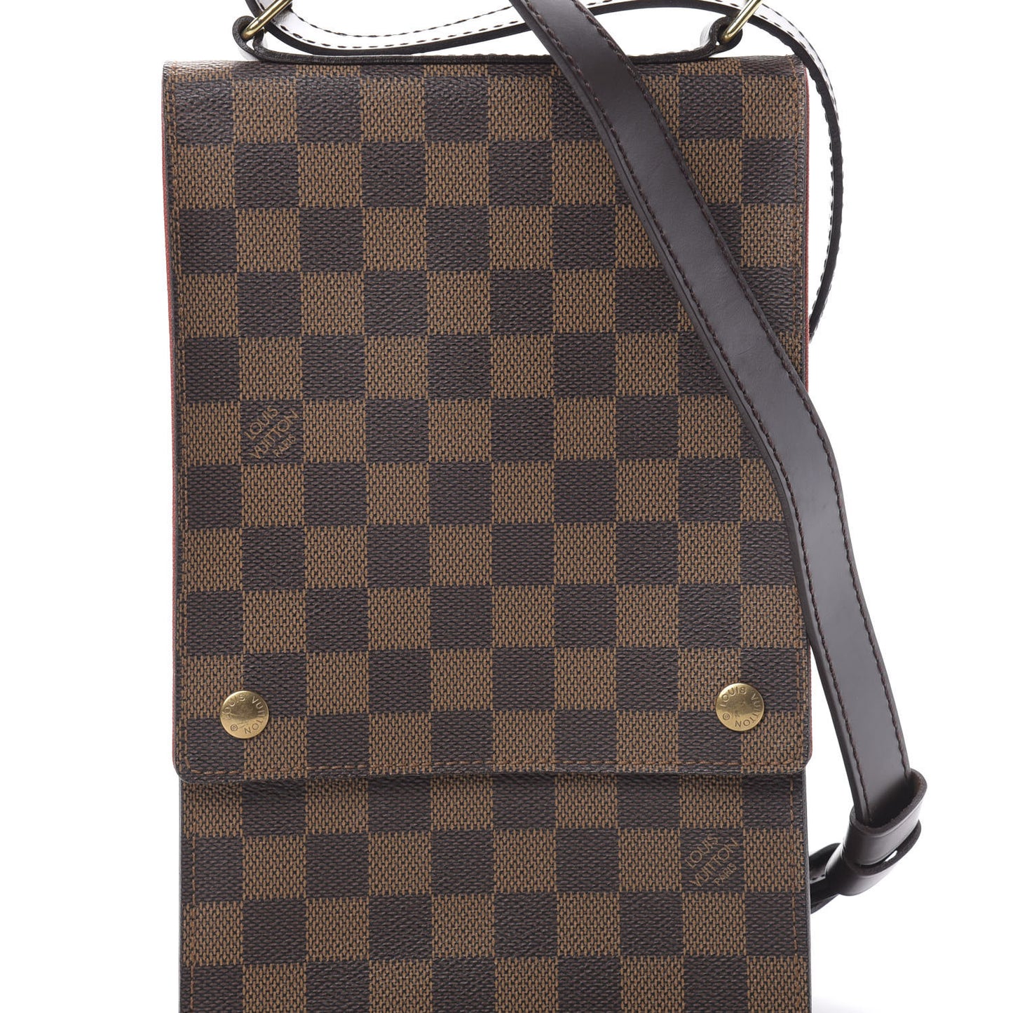 Damier Ebene Portobello Travel Shoulder Bag