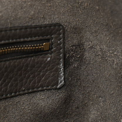 Valentino Garavani Grained Calfskin Rockstud Shoulder Tote Graphite 15 of 21