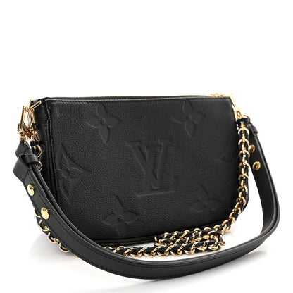Louis Vuitton Empreinte Monogram Giant Multi Pochette Accessories Black 3 of 10