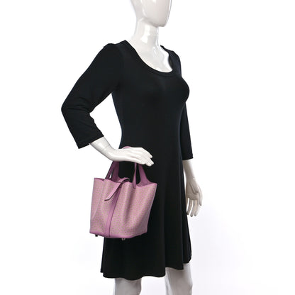 Hermes Swift Lucky Daisy Picotin Lock 18 PM Chai Mauve Sylvestre 2 of 9