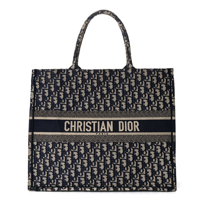Christian Dior Oblique Book Tote Blue Multicolor 1 of 14