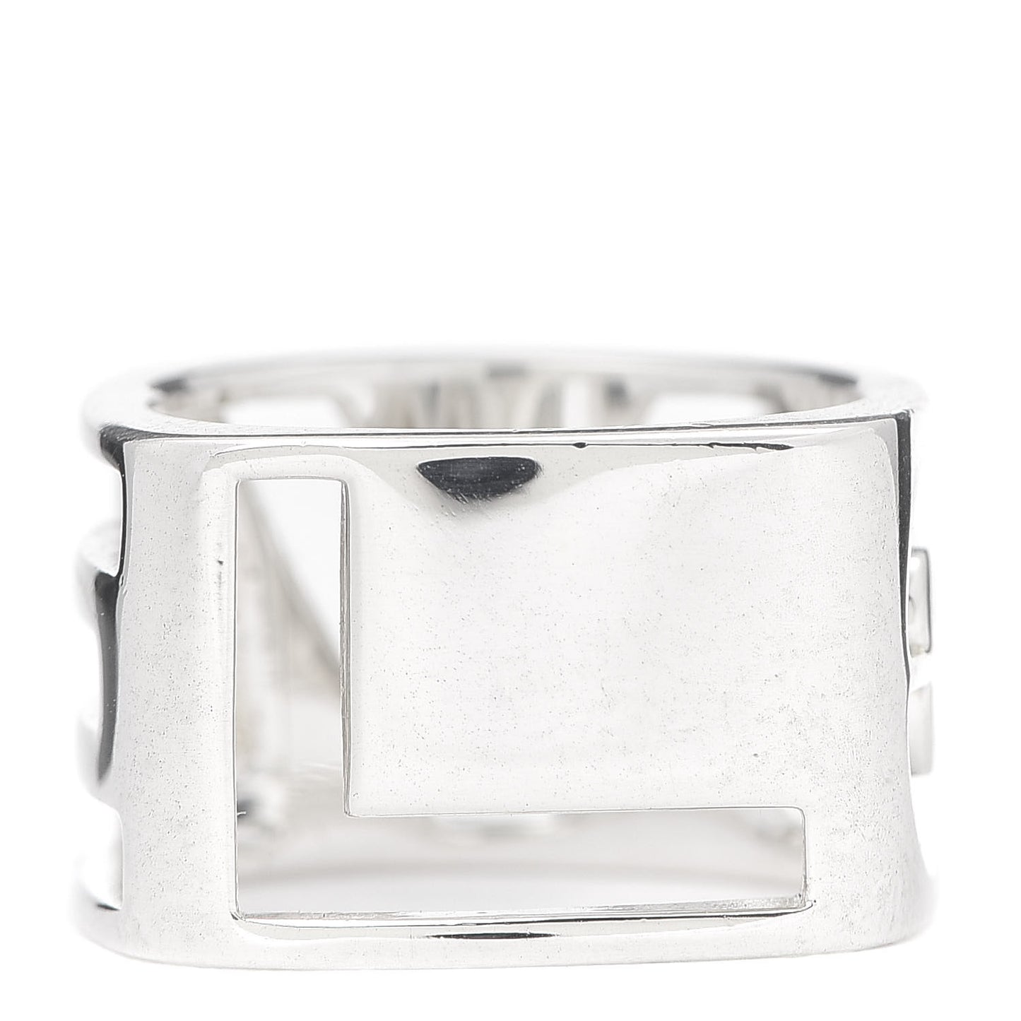 Sterling Silver Era Love Square Ring 55 7.25