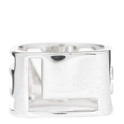 Tiffany Sterling Silver Era Love Square Ring 55 7.25 1 of 6