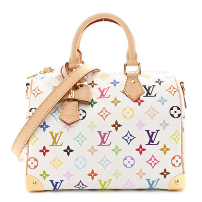 Louis Vuitton LV X TM Monogram Multicolor Speedy Bandouliere 25 White 1 of 9