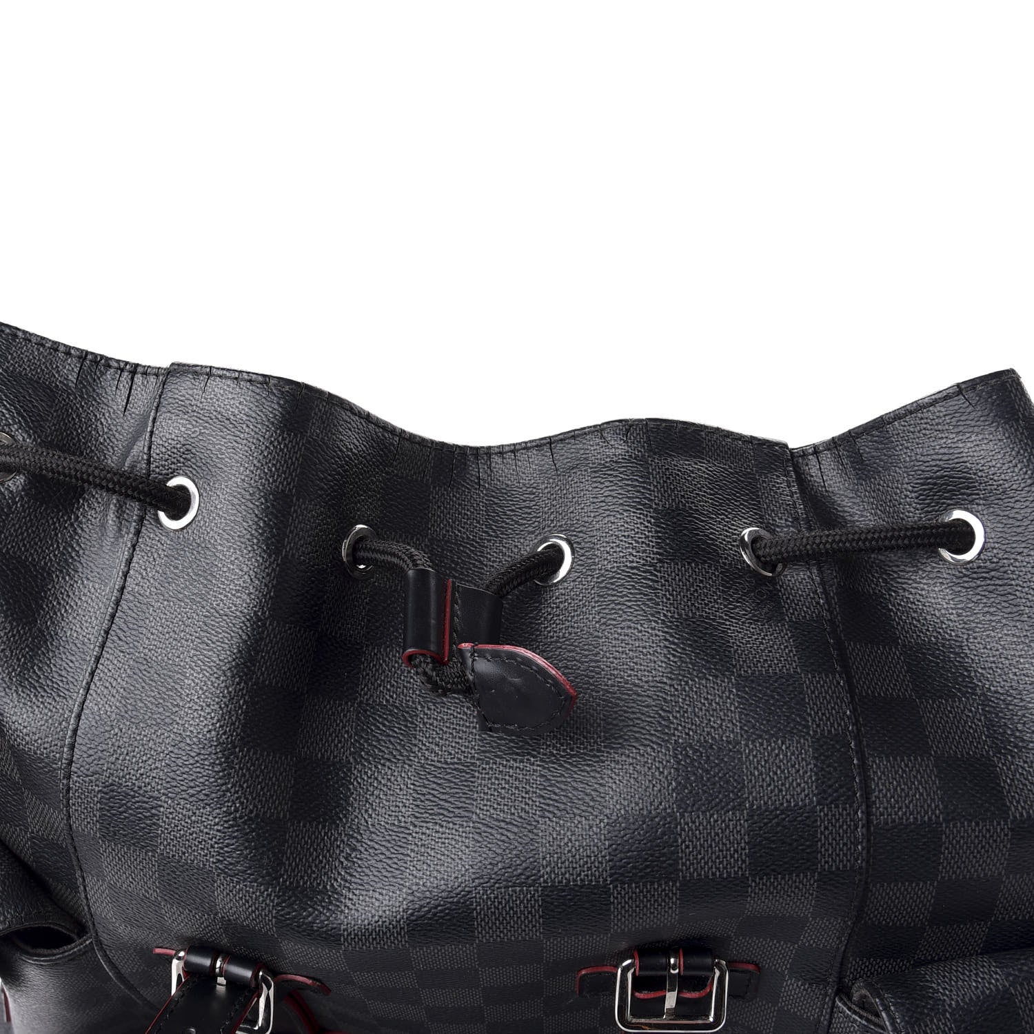 Louis Vuitton Damier Graphite Christopher PM Red 6 of 11