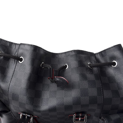Louis Vuitton Damier Graphite Christopher PM Red 6 of 11