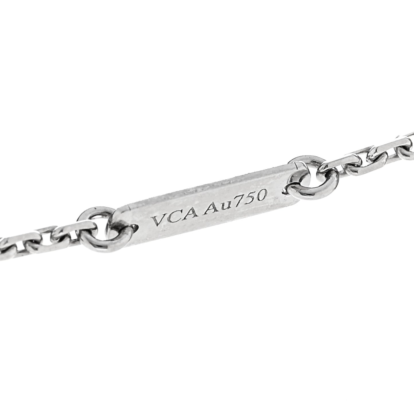 18K White Gold Diamond Small Lotus Pendant Necklace