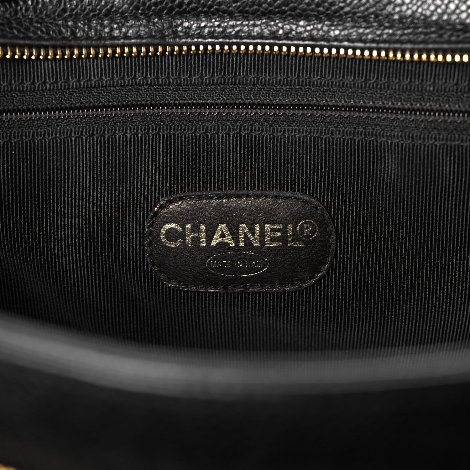 Chanel Caviar CC Shoulder Bag Black 5 of 8