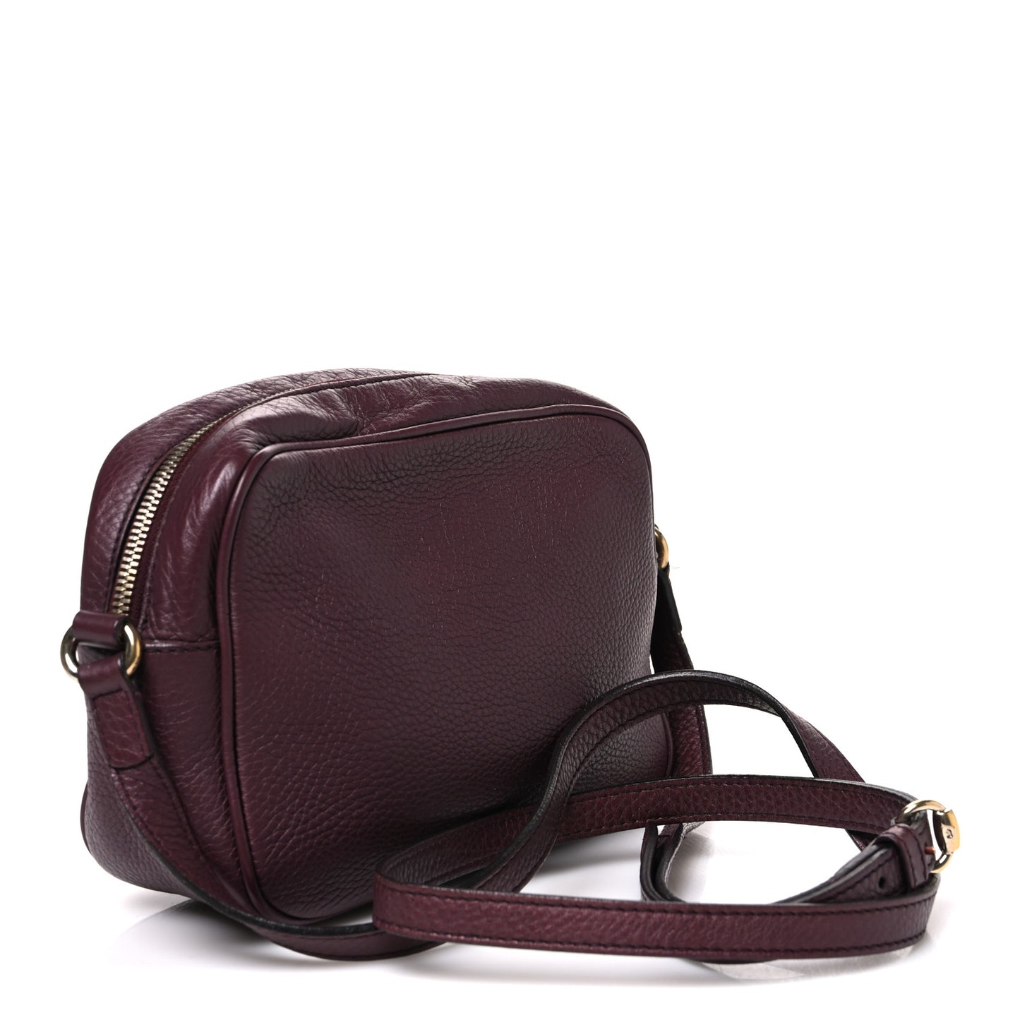 Pebbled Calfskin Small Soho Disco Bag Peonia Flower